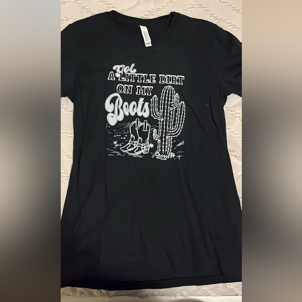 Bella Canvas Black T-Shirt size small